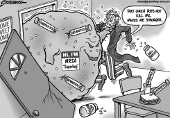 SUPERBUGS BW by Steve Greenberg