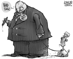BOEHNER THE POODLE BW by John Cole
