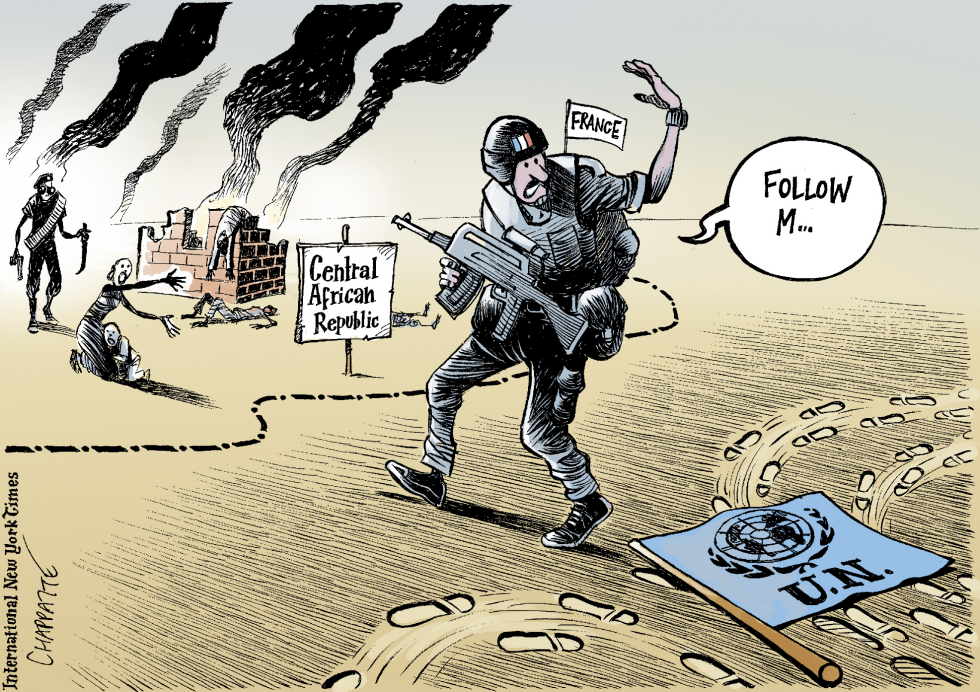  FRANCE INTERVENES IN CENTRAL AFRICAN REPUBLIC by Patrick Chappatte