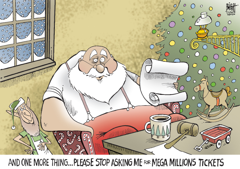 MEGA MILLIONS CHRISTMAS, COLOR