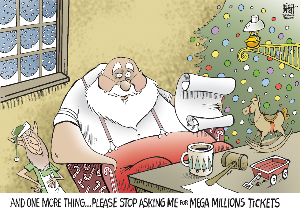 MEGA MILLIONS CHRISTMAS, COLOR
