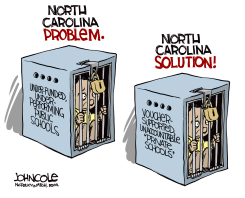 LOCAL NC  PRIVATE SCHOOL VOUCHERS  by John Cole