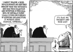 SANTA NSA by Bob Englehart
