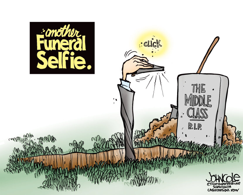 Funeral selfie COLOR
