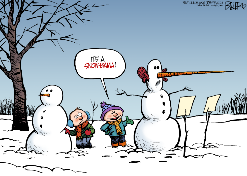  SNOW JOB by Nate Beeler