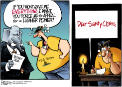 TEA PARTY WISHLIST  by Nate Beeler