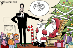 SANTA THE SPY by Bruce Plante