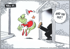 STOCK MARKET UP by Bob Englehart