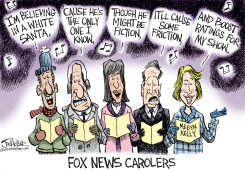 WHITE SANTA by Joe Heller