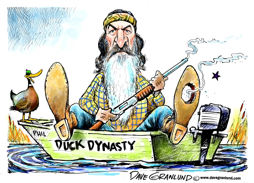  DUCK DYNASTY UPROAR by Dave Granlund