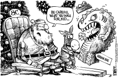 OBAMACARE CHRISTMAS by Rick McKee