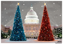 A RED AND BLUE CHRISTMAS by R.J. Matson