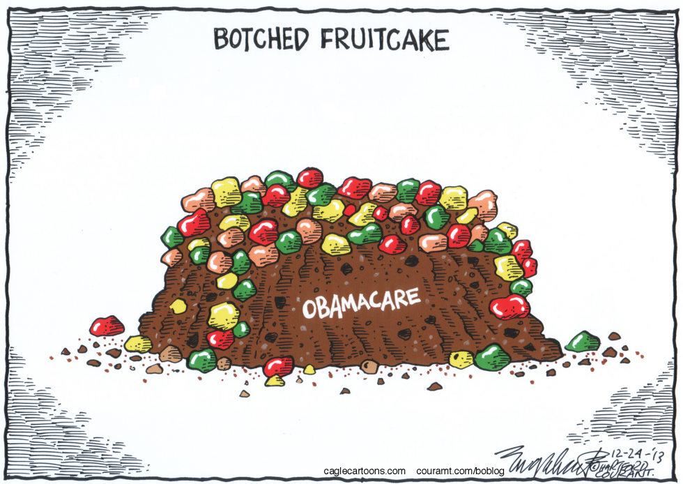Obamacare Fruitcake COLOR
