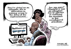 OBAMACARE EXTENSION  by Jimmy Margulies