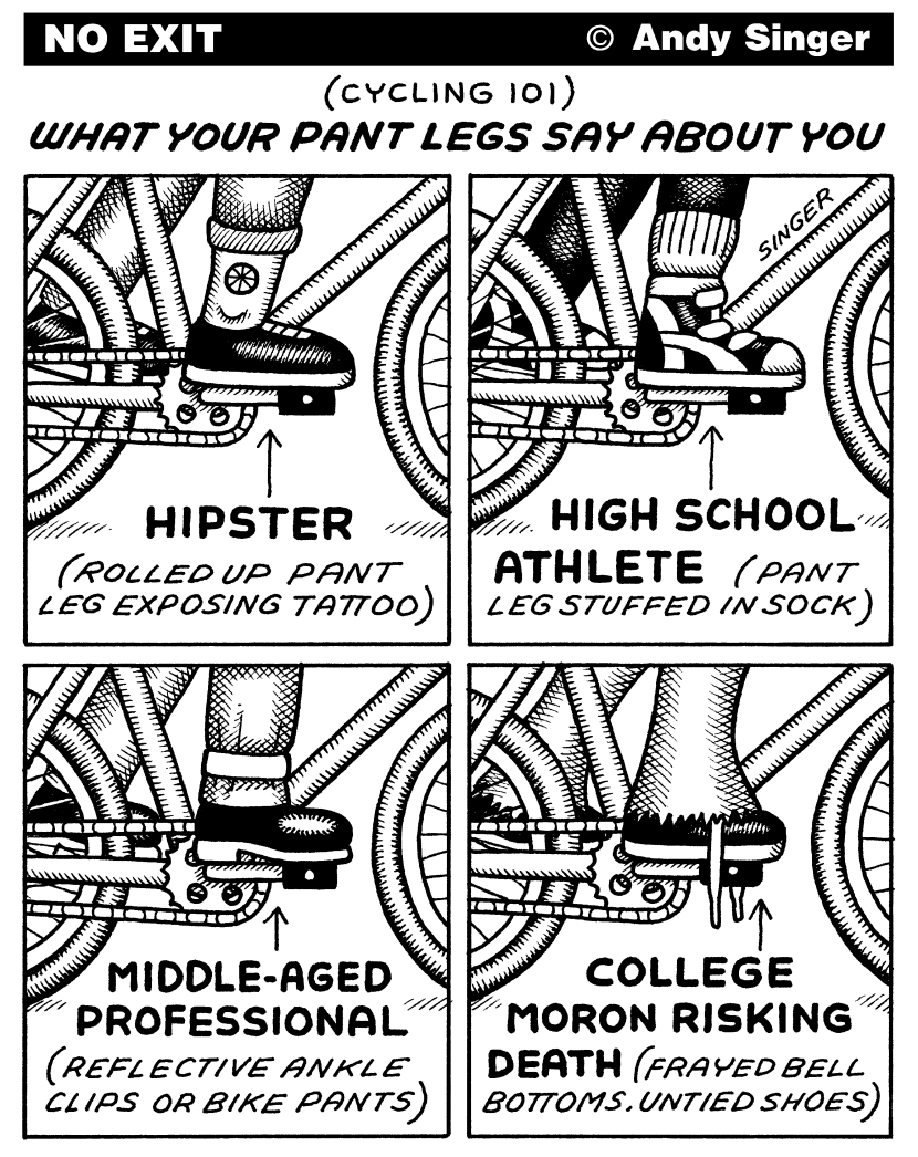 Cyclist Pant Legs