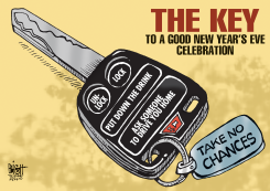NEW YEAR'S DRINKING AND DRIVING,  by Randy Bish