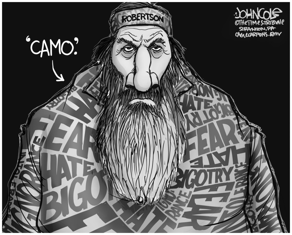 Duck Dynasty camouflage BW