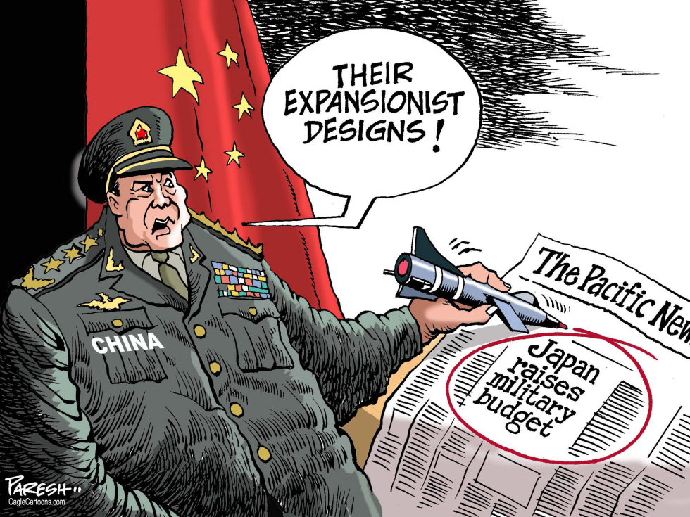 China and Japan military COLOR