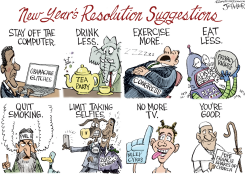 RESOLUTIONS by Joe Heller