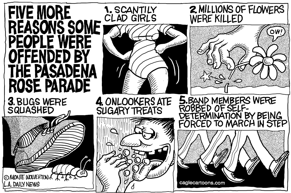  LOCAL-CA OFFENDED BY ROSE PARADE by Wolverton