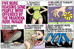 LOCAL-CA OFFENDED BY ROSE PARADE  by Monte Wolverton