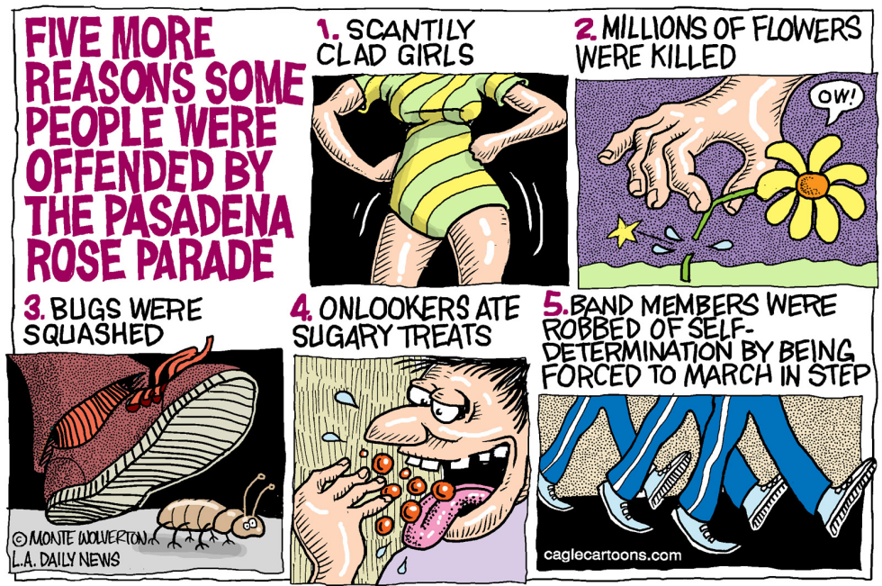  LOCAL-CA OFFENDED BY ROSE PARADE by Wolverton