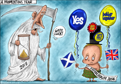 SCOTTISH INDEPENDENCE REFERENDUM IN 2014 by Brian Adcock