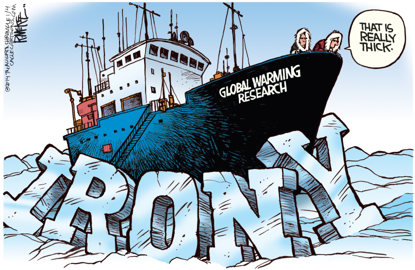 Global Warming Irony COLOR