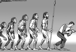 DEVOLUTION BW by Steve Greenberg