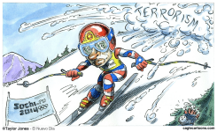 PUTIN - DOWNHILL TO SOCHI -  by Taylor Jones