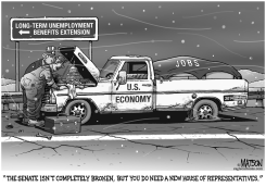 JOBS-PRODUCING US ECONOMY IN BREAKDOWN LANE by R.J. Matson