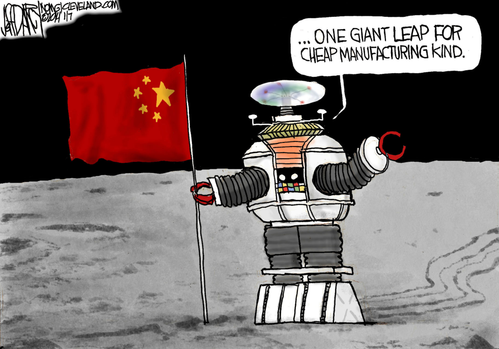 China moon landing
