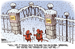 HELL FREEZES OVER  by Rick McKee