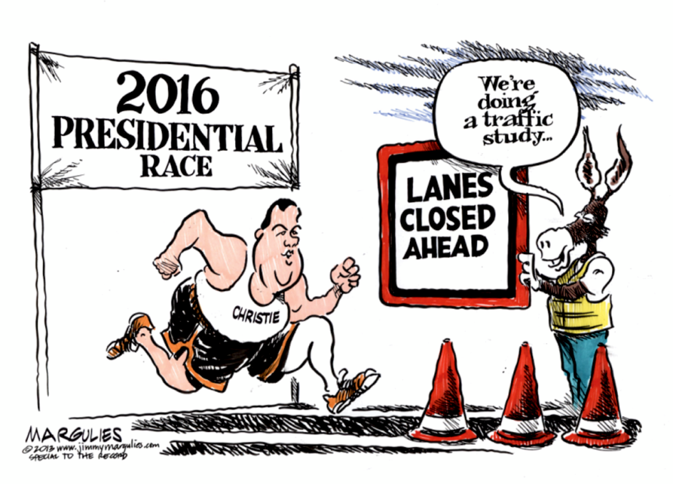 Christie bridge lane closings color