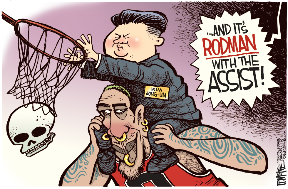  RODMAN ASSIST by Rick McKee