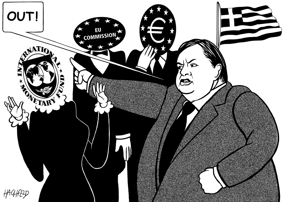 Greeks against IMF