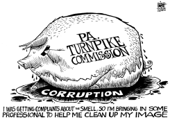 LOCAL-PA TURNPIKE COMMISSION, B/W by Randy Bish