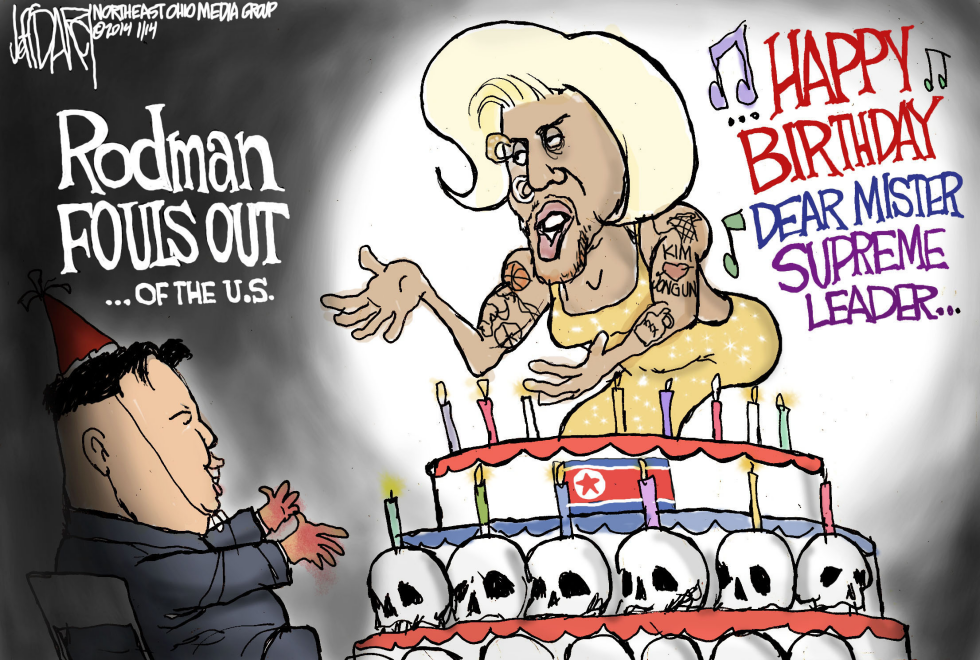 Dennis Rodman fouls out