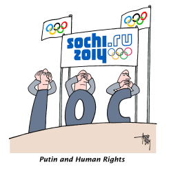 SOCHI AND HUMAN RIGHTS by Arend Van Dam