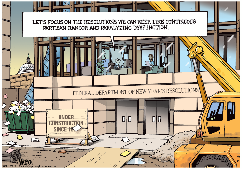Federal Department of New Year's Resolutions- COLOR