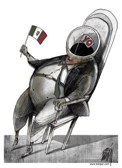 LA BANDERA DEL POLíTICO /  by Angel Boligan