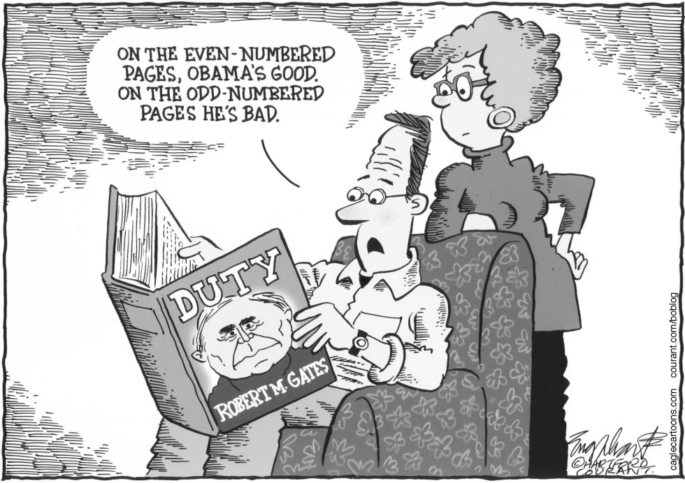 Robert Gates Book Duty BW