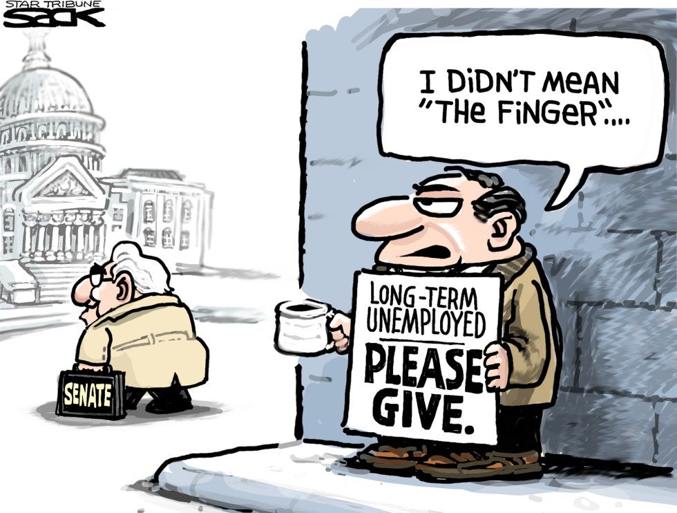  UNAIDED UNEMPLOYED by Steve Sack