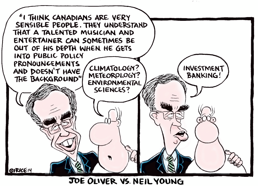 Joe Oliver vs Neil Young