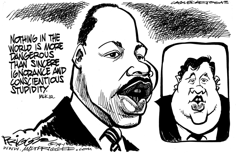 MLK and Governor Christie