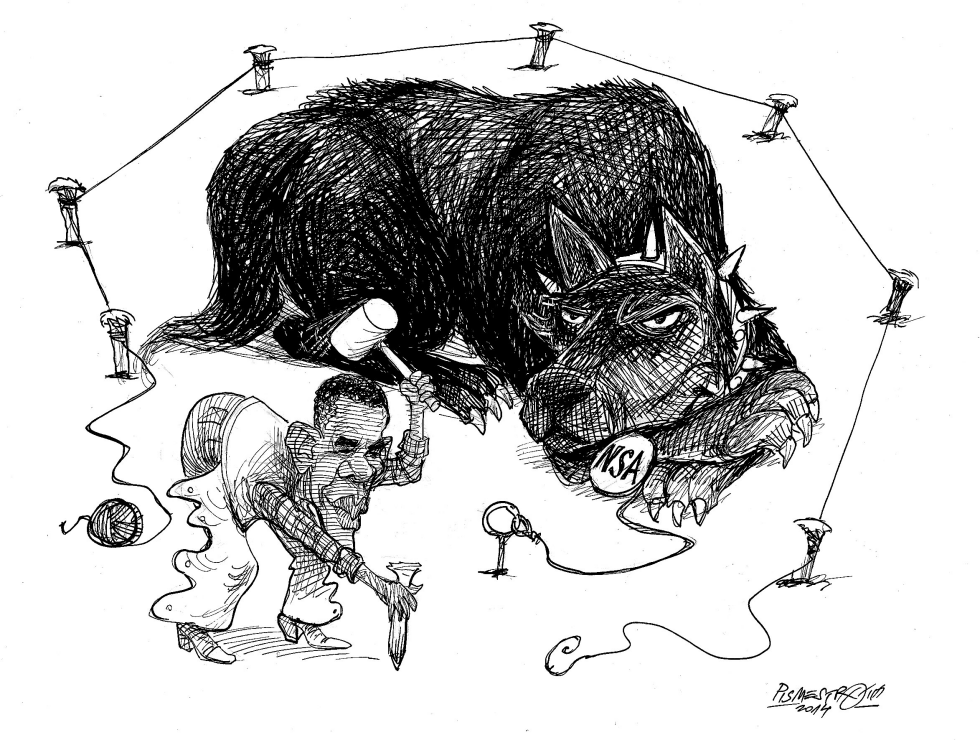 Obama Fences in the NSA