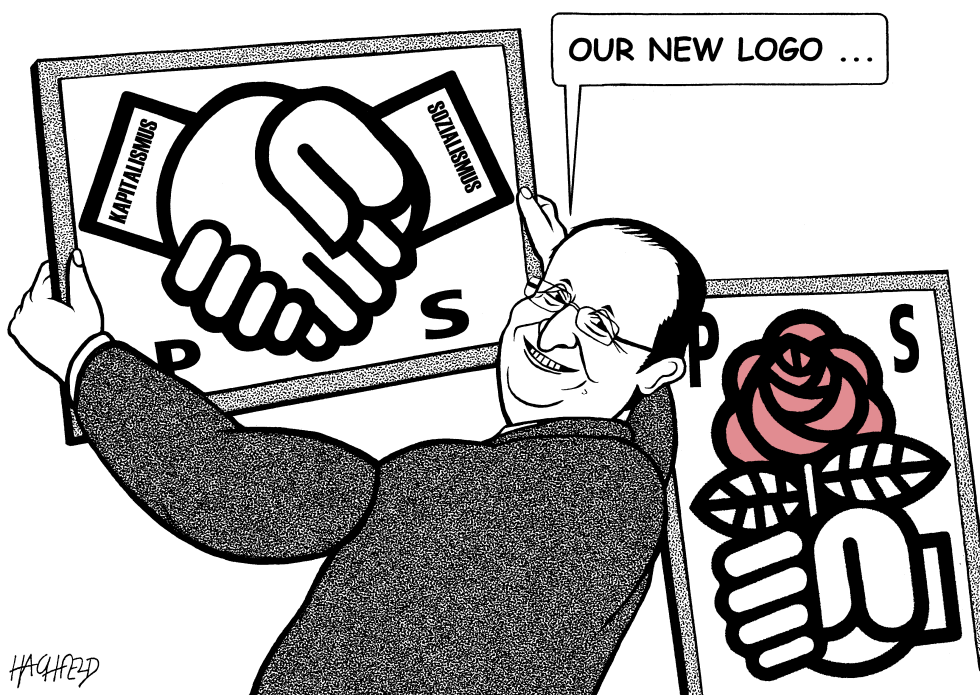 new PS logo in France