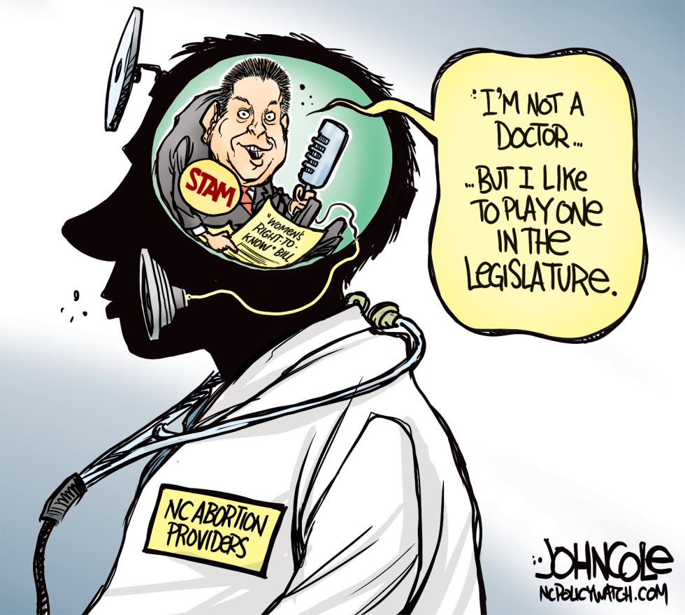 LOCAL NC -- Paul Stam and abortion COLOR
