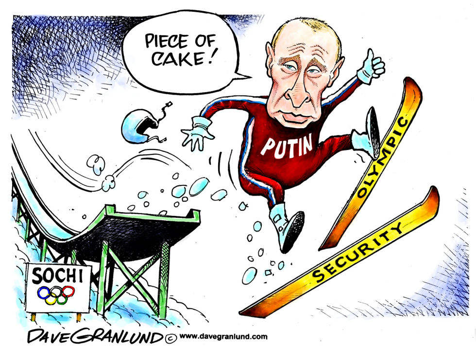  SOCHI OLYMPICS SECURITY by Dave Granlund