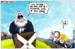 SCOTTISH GOVT NEW YEAR CHEER by Iain Green